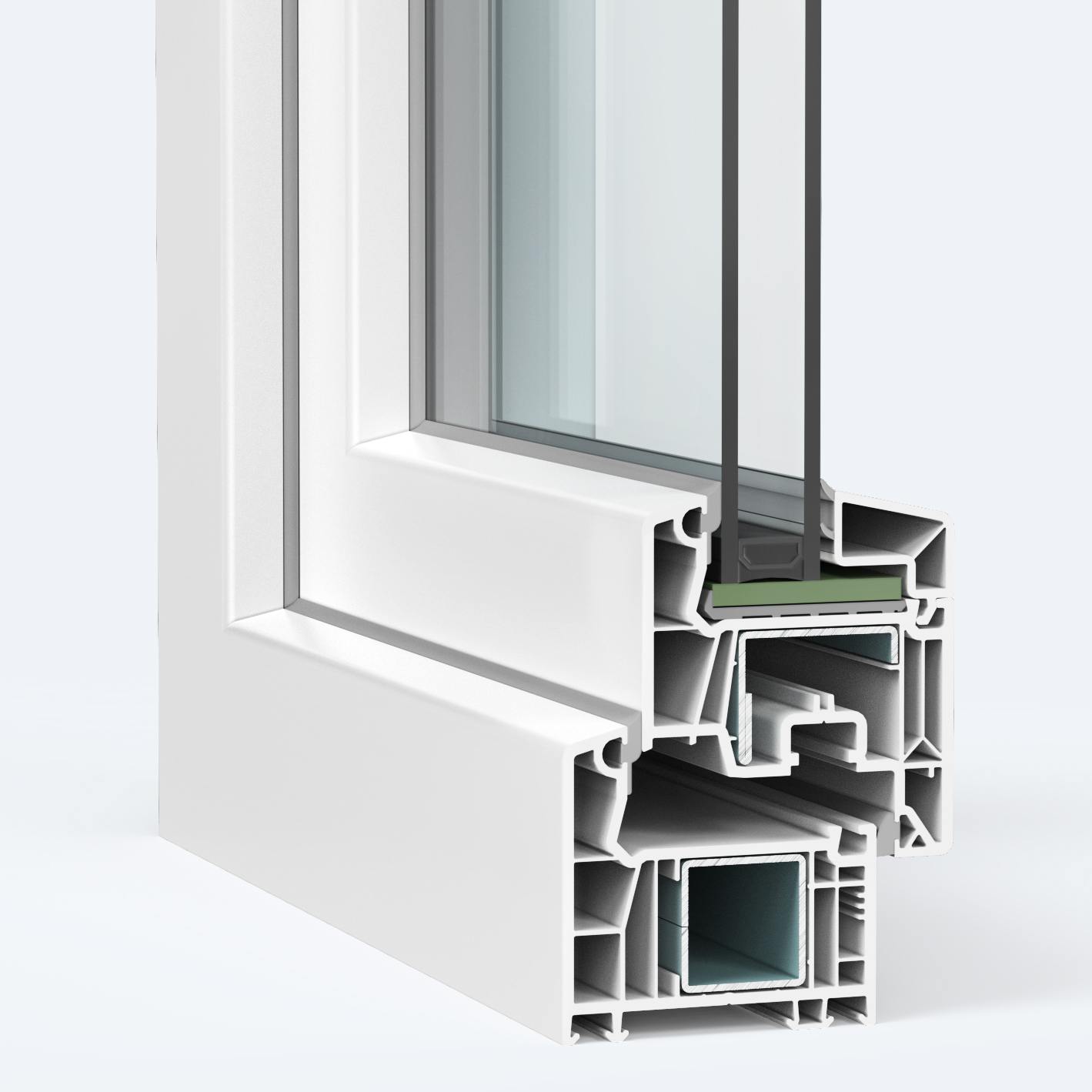 German Windows GW 400 Profilschnitt